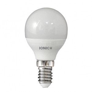 Лампа светодиодная IONICH шар ILED-SMD2835-P45-6Вт-540Лм-230В-4000К-E14