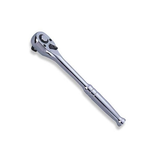 Ключ-трещотка 1/4" 72 зуба CrV двухкомпонентная рукоятка Gross