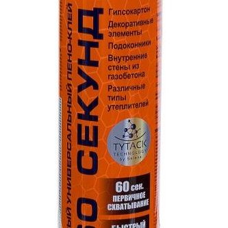 Клей-пена Tytan Professional 60 секунд 750мл