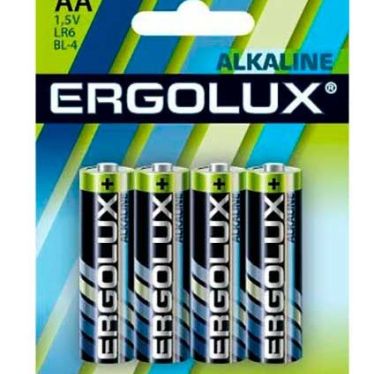 Батарейка Ergolux Alkaline BL-4 LR06 AA 70983