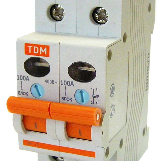 Выключатель нагрузки (мини-рубильник) ВН-32 2P 40A TDM