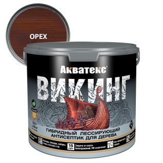 Акватекс антисептик лессирующий Викинг Орех 2,5л