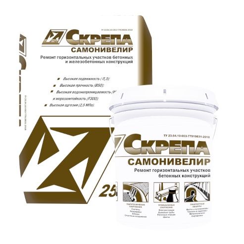 Скрепа Самонивелир 25кг меш.