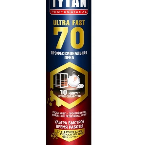 Пена монтажная профессиональная зимняя TYTAN 70 870мл