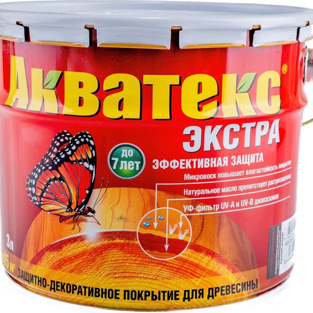 Акватекс Экстра Покрытие защитно-декоративное 2,7л Палисандр