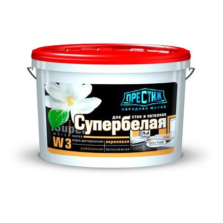 Краска водоэмульсионная Престиж стены потолки 1,4кг