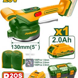 Виброприсоска д/укладки плитки акк. 20В 0-10000об/мин 130мм 1*2.0Ач JADEVER