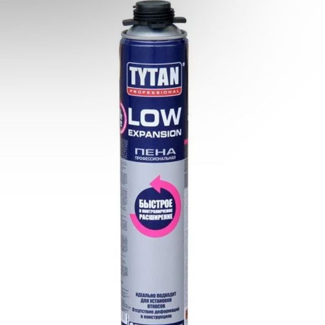 Пена монтажная профессиональная всесезонная TYTAN Professional Low Expansion 60 750мл