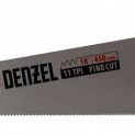 Ножовка по дереву 450мм 11 TPI металлопластиковая рукоятка зуб-3D Denzel