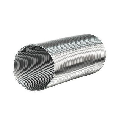 Канал-вытяжка алюминевая гофрированная d120 Алювент-Компакт (1-3м)