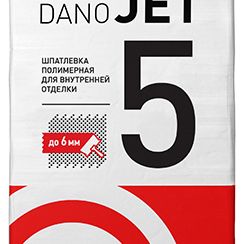 Шпатлевка полимерная Dano JET 5 Даногипс 25кг