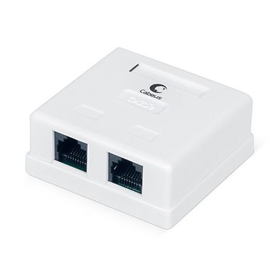 Компьютерная розетка 2*RJ-45 UTP категория 5е
