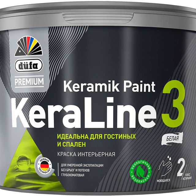 Краска водоэмульсионная dufa Premium KeraLine 3 2,5л