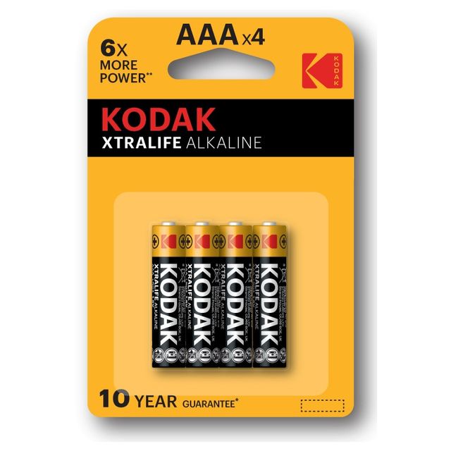 Батарейка Kodak LR03-4BL XTRALIFE Alkaline КЗА-4