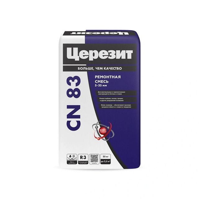 Ремонтная смесь для бетона Церезит CN 83 25кг