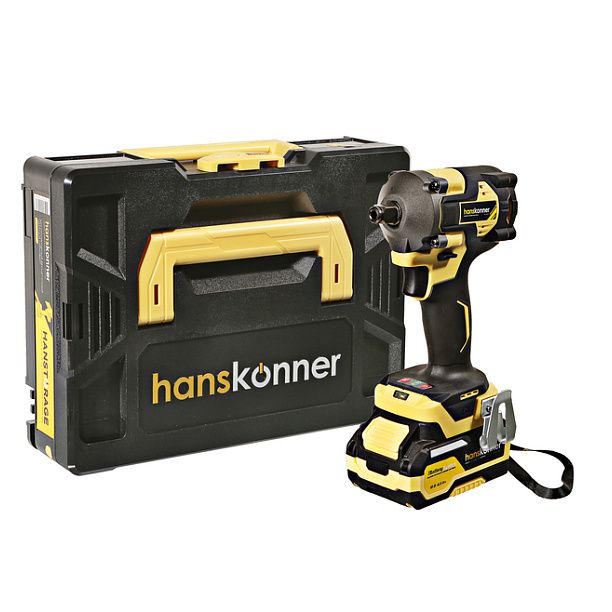 Гайковерт ударный б/щ 18В 420Нм 1BatterySystem PLATINUM Hanskonner HCD20420BLC