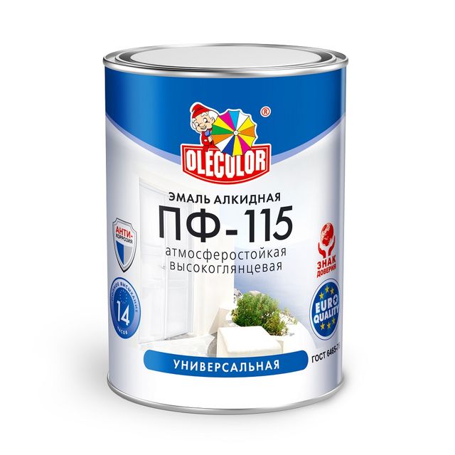 Эмаль ПФ-115 OLECOLOR Бежевый 20кг
