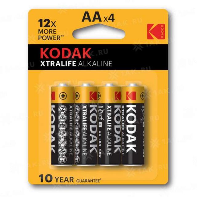 Батарейка Kodak LR6-4BL XTRALIFE Alkaline КАА-4
