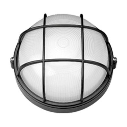 Светильник НПБ1102 черный/круг с решеткой 100Вт IP54 TDM