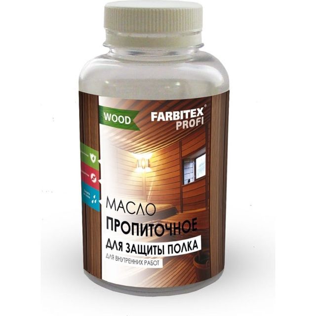 Масло для защиты бань и саун 250мл FARBITEX