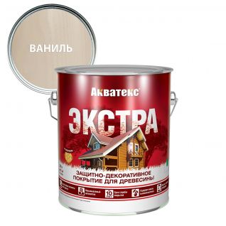 Акватекс Экстра Покрытие защитно-декоративное 2,7л Ваниль