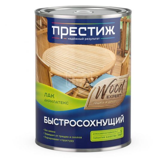 Лак Престиж акриловый по дереву бесцветный 1,9кг