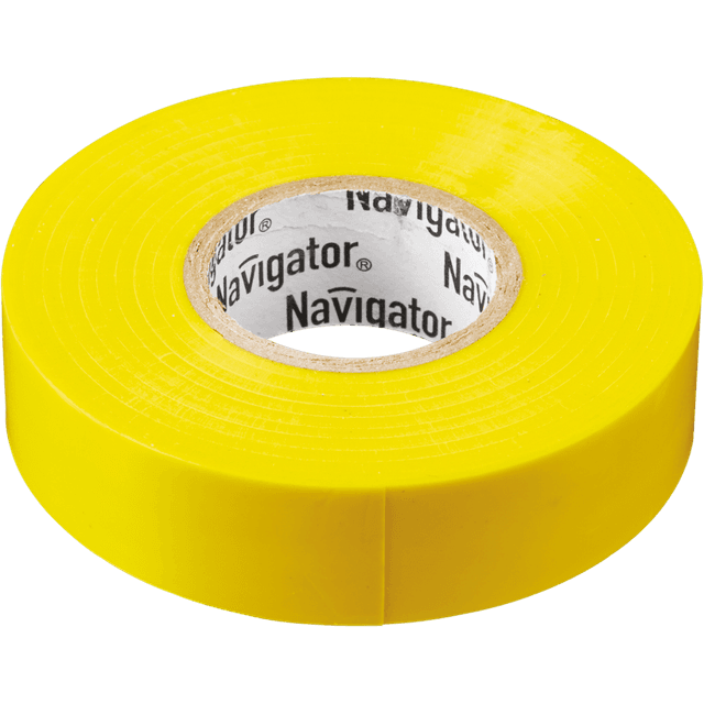 Изолента Navigator 15мм*20м NIT-B15-20/Y жёлтая
