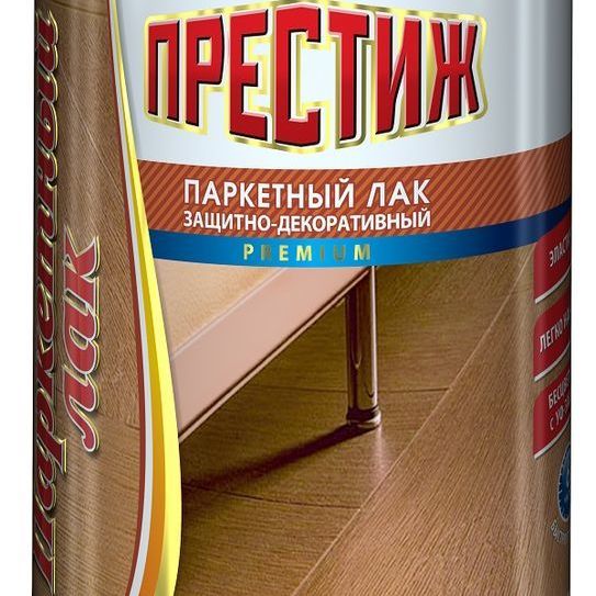 Лак Престиж паркетный алкидный матовый 0,9л