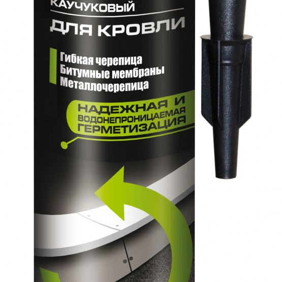 Герметик для кровли битумно-каучуковый Tytan Professional 310мл Черный