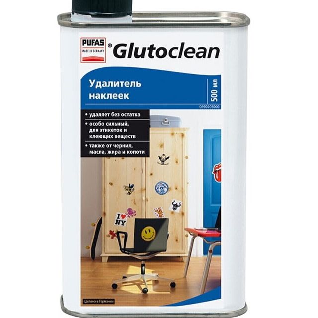 Glutoclean Удалитель наклеек 500мл