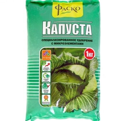Удобрение Фаско Для капусты 1кг (25шт/уп)