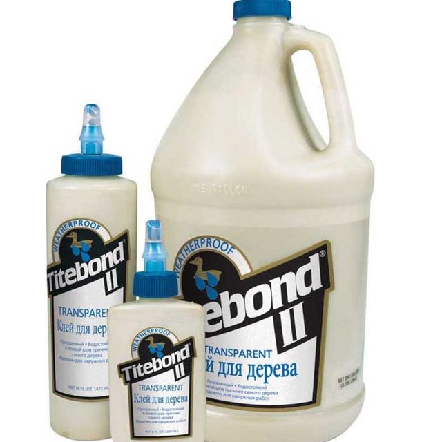 Клей для дерева Titebond II Premium Wood Glue Влагостойкий 237мл Прозрачный