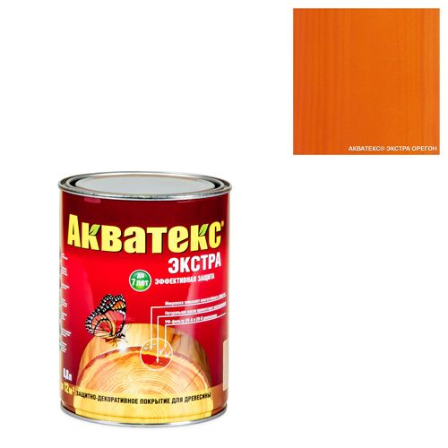 Акватекс Экстра Покрытие защитно-декоративное 0,8л Орегон