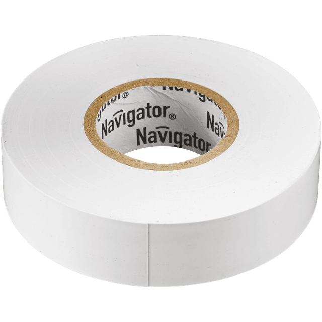 Изолента Navigator 19мм*20м NIT-B19-20/WH белая