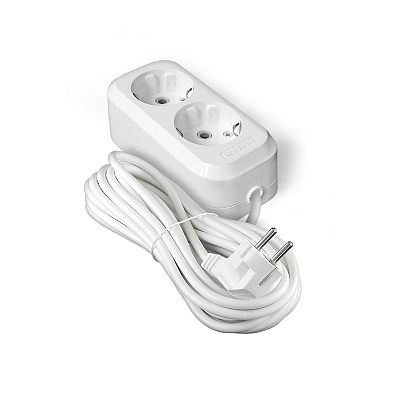 Удлинитель UNIVersal Е-302 ПВС 3*1*7м 2 гнезда с/з