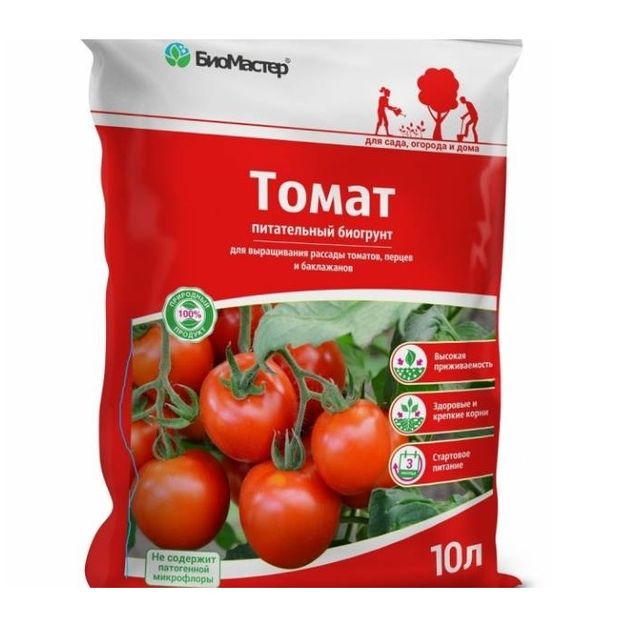 Почвогрунт БиоМастер Томат 5л (10шт/уп)