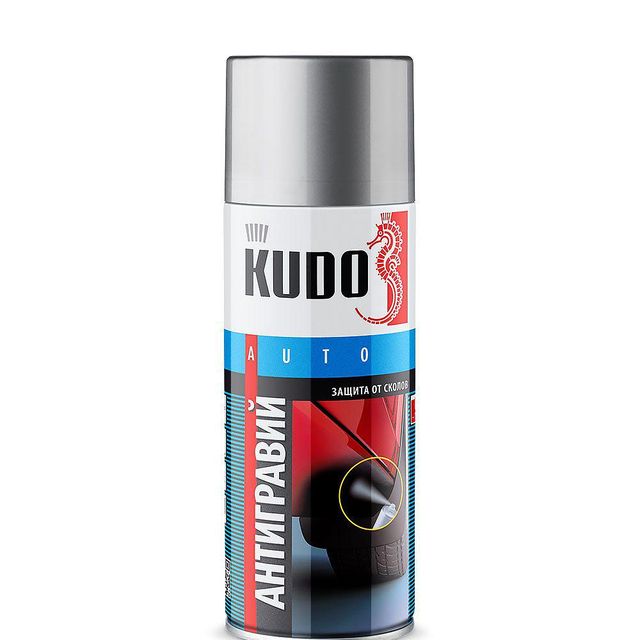 Аэрозоль KUDO 520мл Антигравий серый