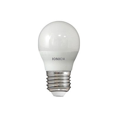 Лампа светодиодная IONICH шар ILED-SMD2835-G45-8Вт-720Лм-230В-4000К-E27