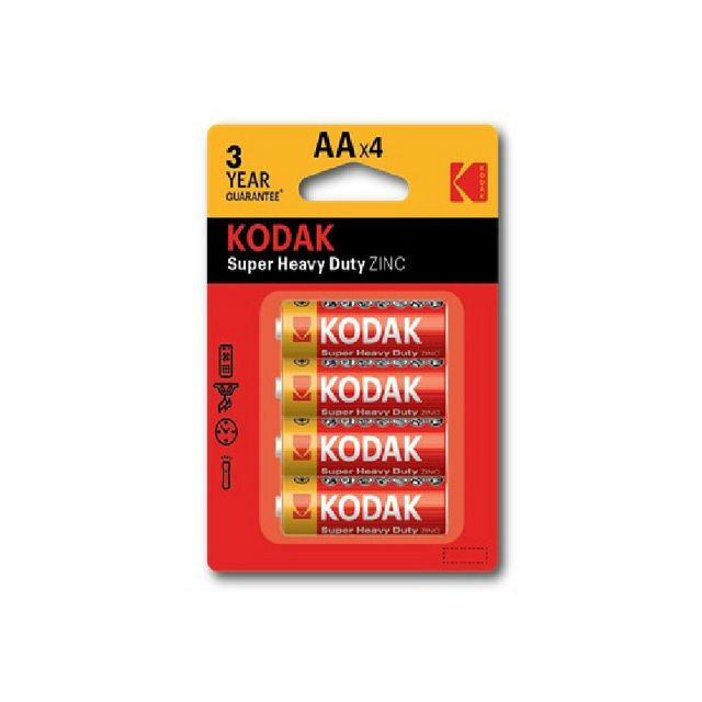 Батарейки Kodak R6-4BL SUPER HEAVY DUTY Zinc
