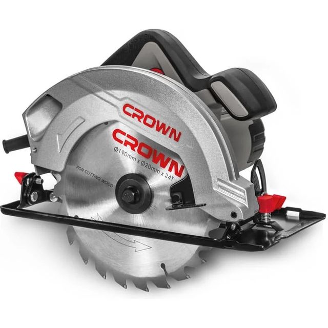 Пила дисковая 1500Вт 190мм*20мм CROWN CT15188-190