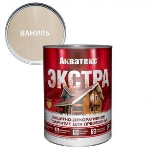 Акватекс Экстра Покрытие защитно-декоративное 0,8л Ваниль