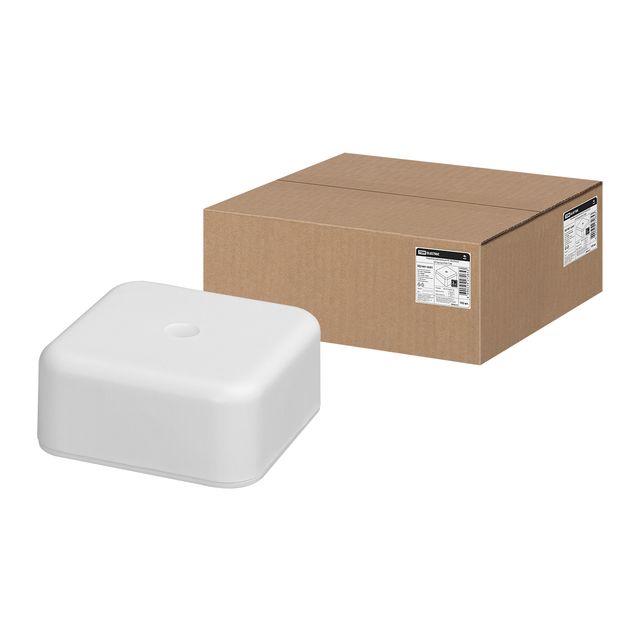 Коробка распаячная КР 50х50х20 ОП белая IP40 TDM