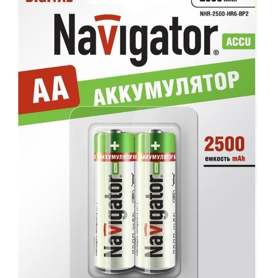 Аккумулятор Navigator NHR-2500-HR6-BP2