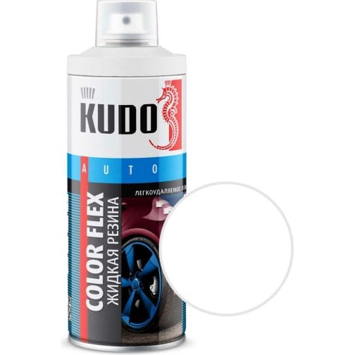 Аэрозоль KUDO 520мл жидкая резина Черная Flex