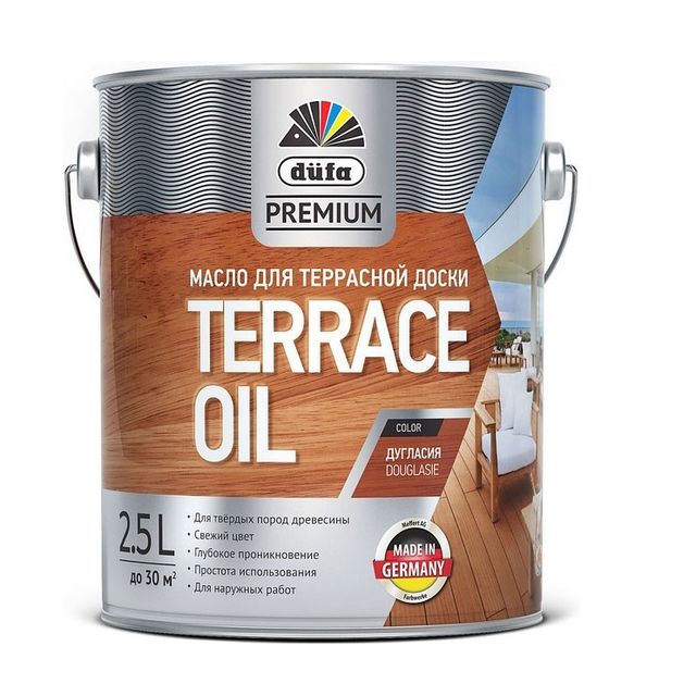 Масло для террасной доски dufa Premium Terrace Oil 2,5л