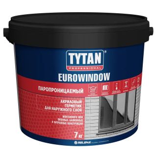 Герметик паропроницаемый для наружных работ Tytan Белый 7кг
