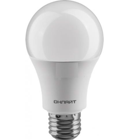Лампа светодиодная ОНЛАЙТ OLL-A60-20-230-2.7К-Е27 61157