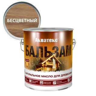 Акватекс Бальзам Бесцветный масло натуральное для древесины 2,2л