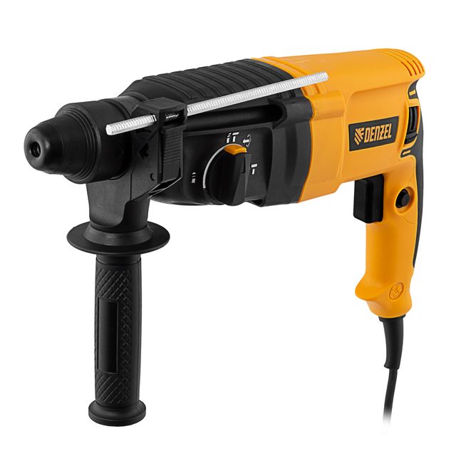 Перфоратор электрический RHH-800-26 SDS-plus 800Вт 3Дж 3 плюс 1 реж Denzel