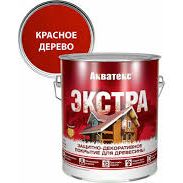 Акватекс Экстра Покрытие защитно-декоративное 2,7л Красное дерево